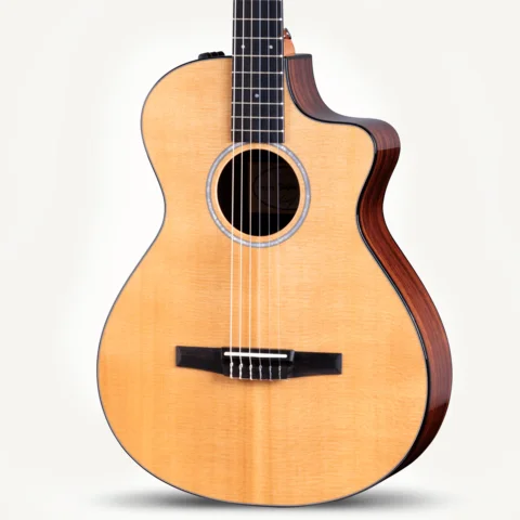 214ce-K DLX Hawaiian Koa Acoustic-Electric Guitar | Taylor Guitars